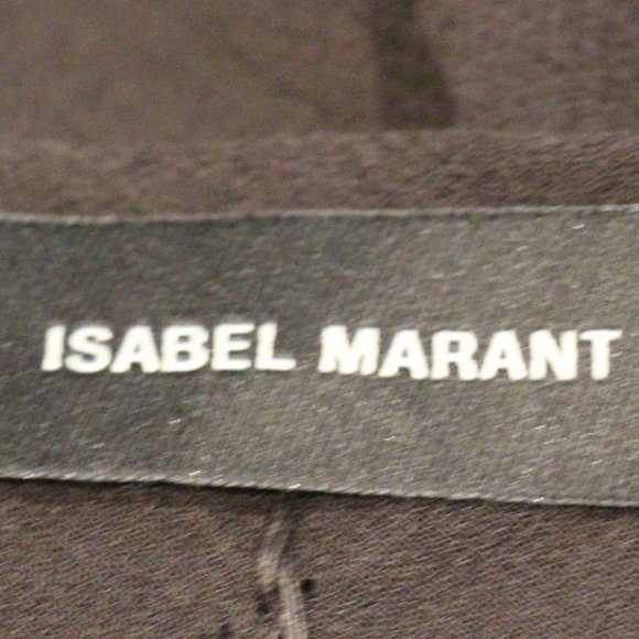 ISABEL MARANT Silk Gray Studded Mini Tank Dress - Picture 8 of 8